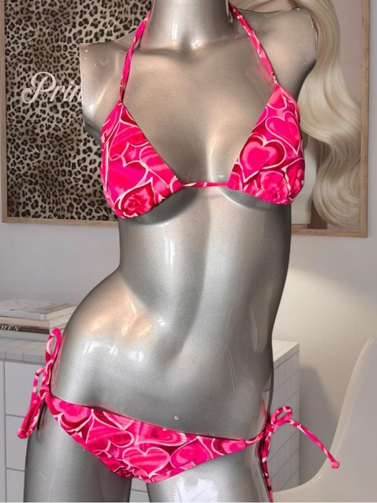 Victoria's Secret Other - Victoria’s Secret Heart-Print Bikini Set